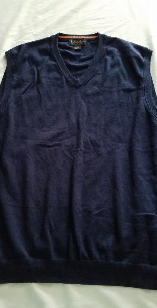 Brooks Brothers Navy Sweater vest